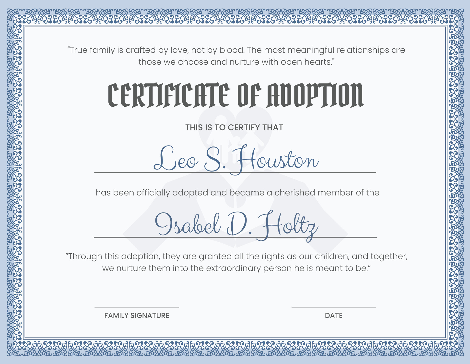 Cherished Member Adoption Certificate Template Portrait WordLayouts cherished-member-adoption-certificate-template-portrait-wordlayouts