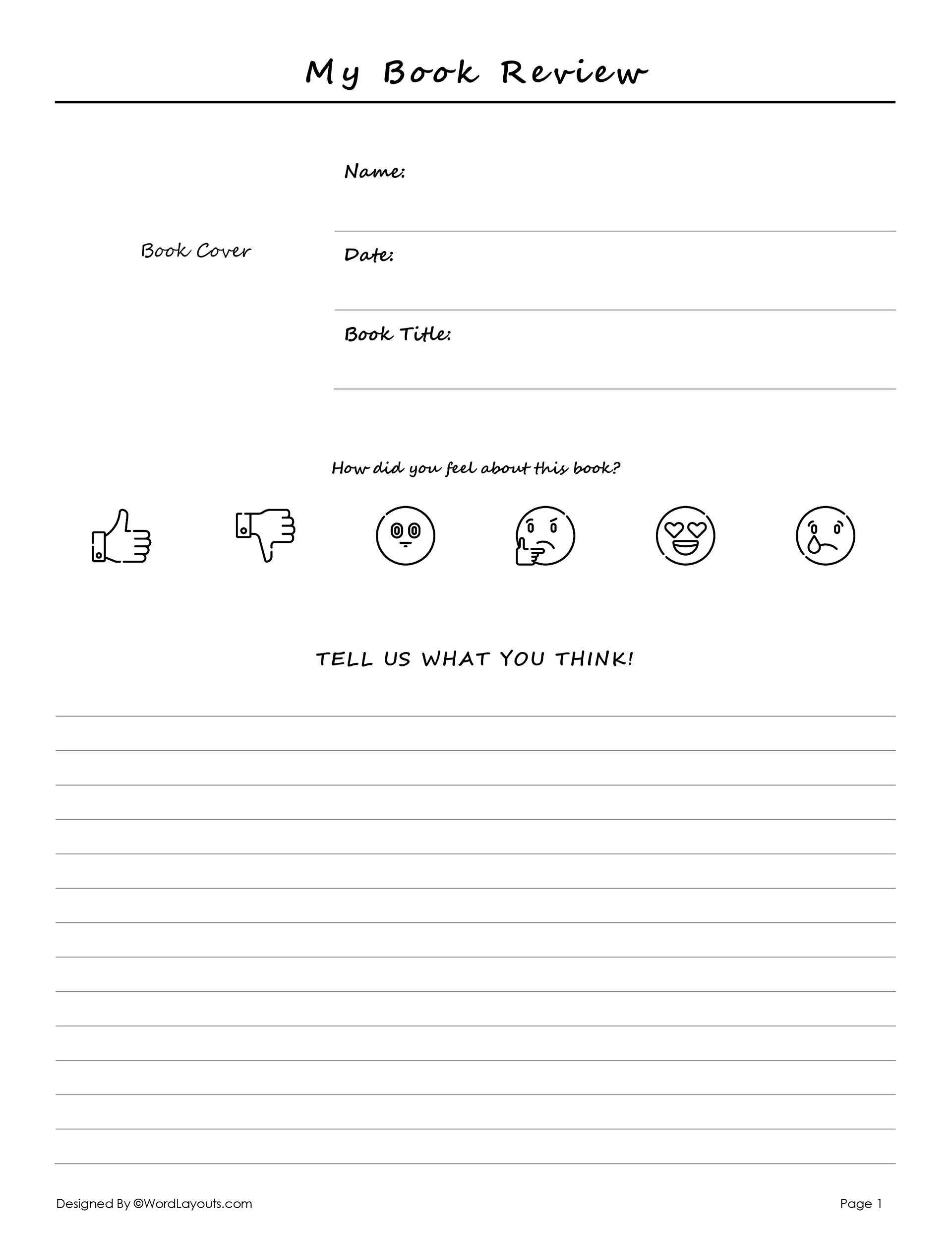 free-book-review-templates-to-edit-print for Free Printable Book Review Template For Adults Free Book Review Templates to Edit & Print for Free Printable Book Review Template For Adults