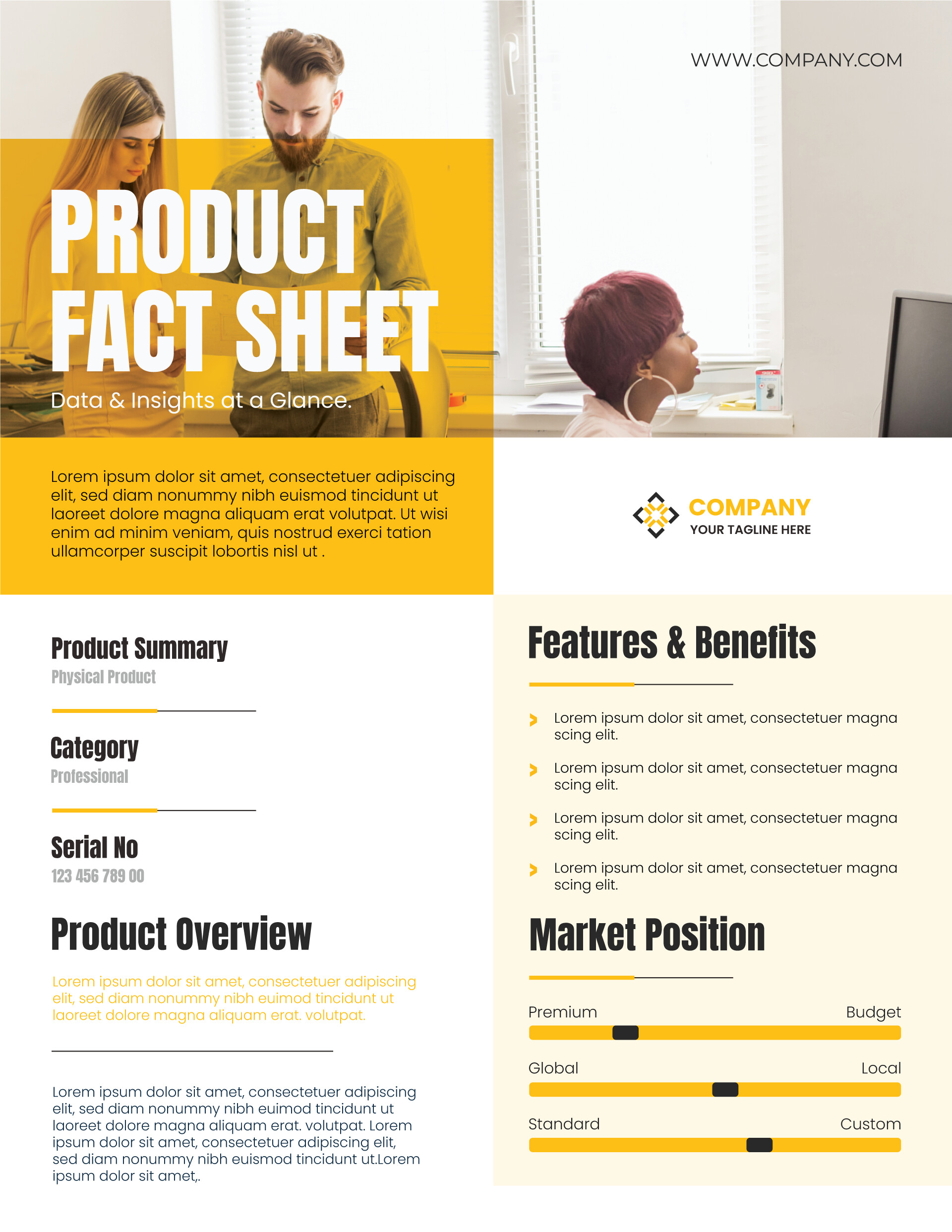 Product Fact Sheet Template WordLayouts product-fact-sheet-template-wordlayouts