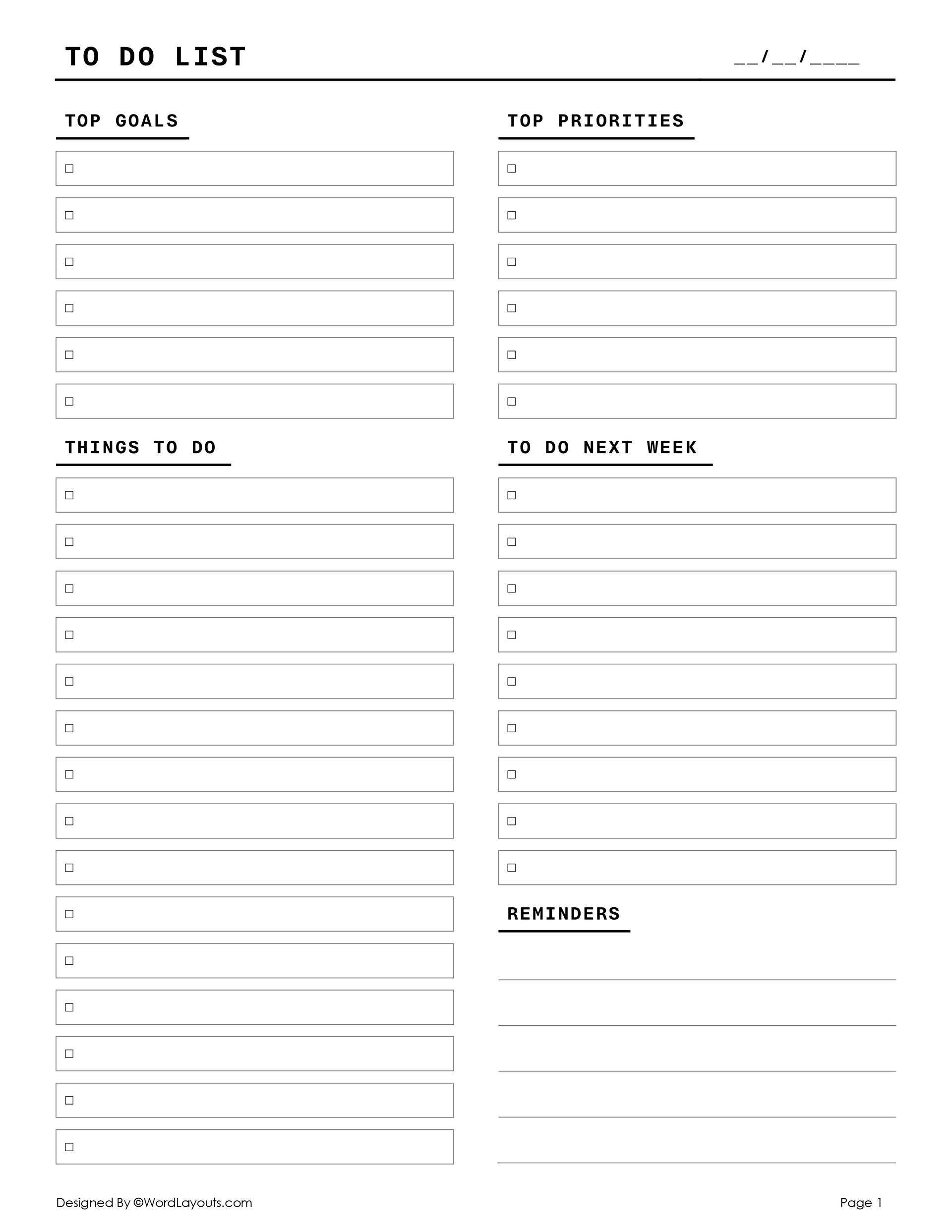 Free Printable Checklist Templates - Edit Online - WordLayouts free-printable-checklist-templates-edit-online-wordlayouts