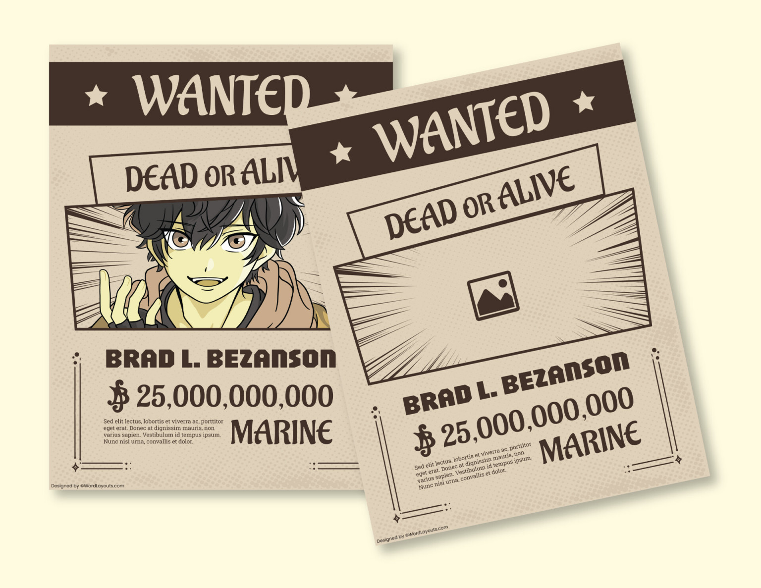 Free Wanted Poster Templates (GDocs, Adobe, Word)