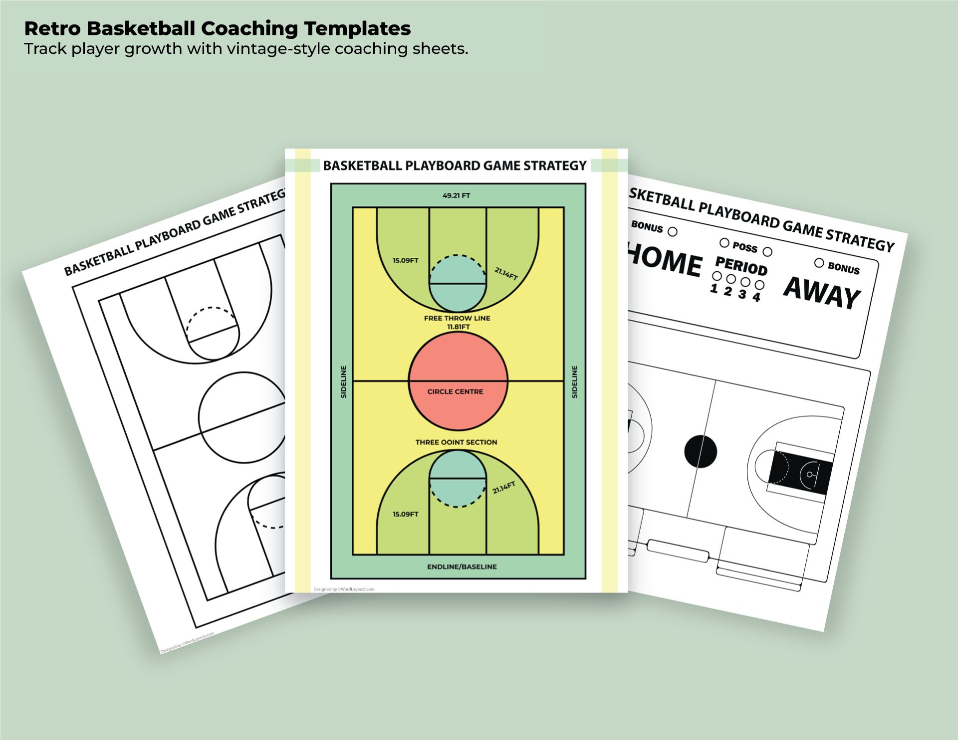 Basketball Play board Game Strategy Template basketball-play-board-game-strategy-template