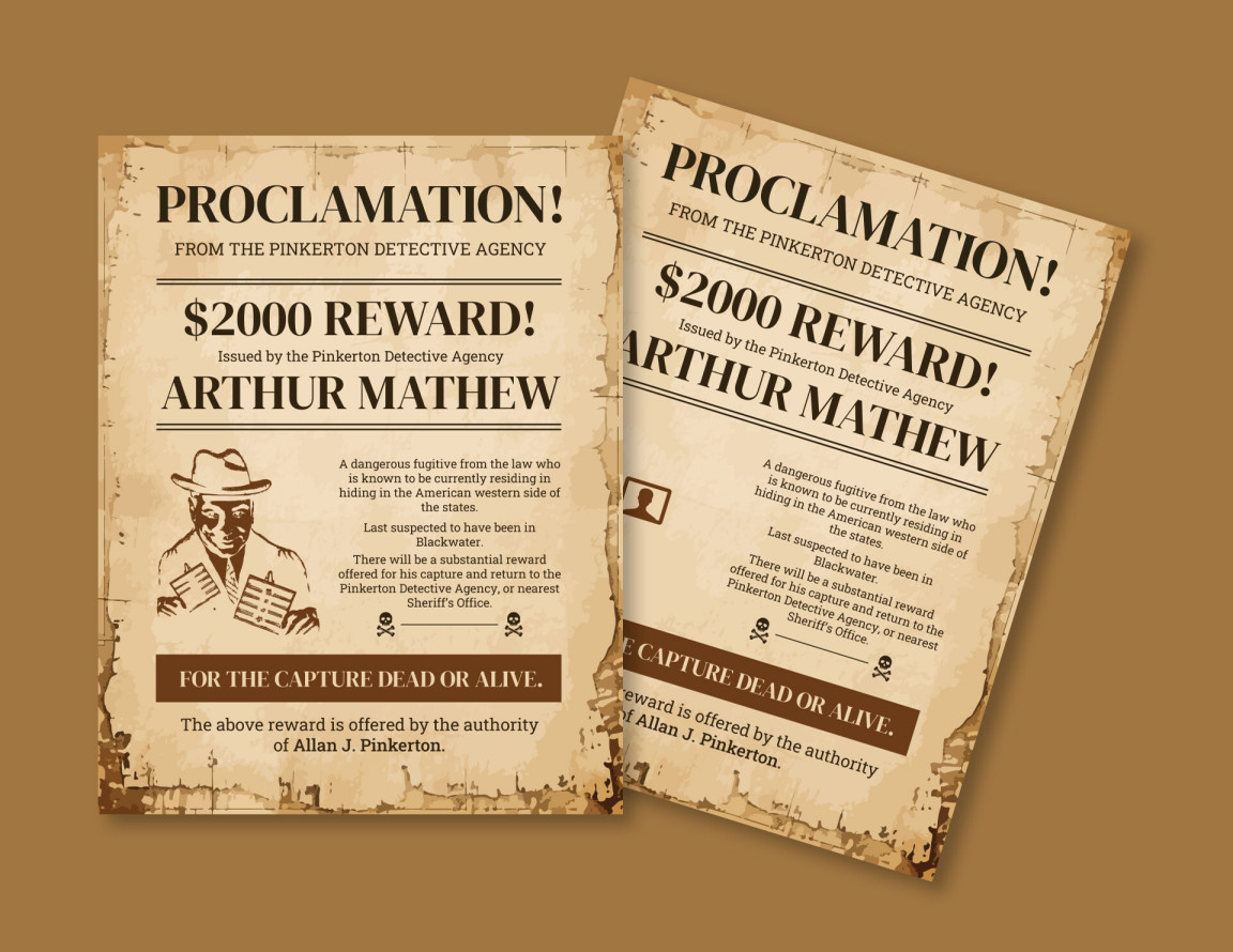 Free Wanted Poster Templates (GDocs, Adobe, Word)