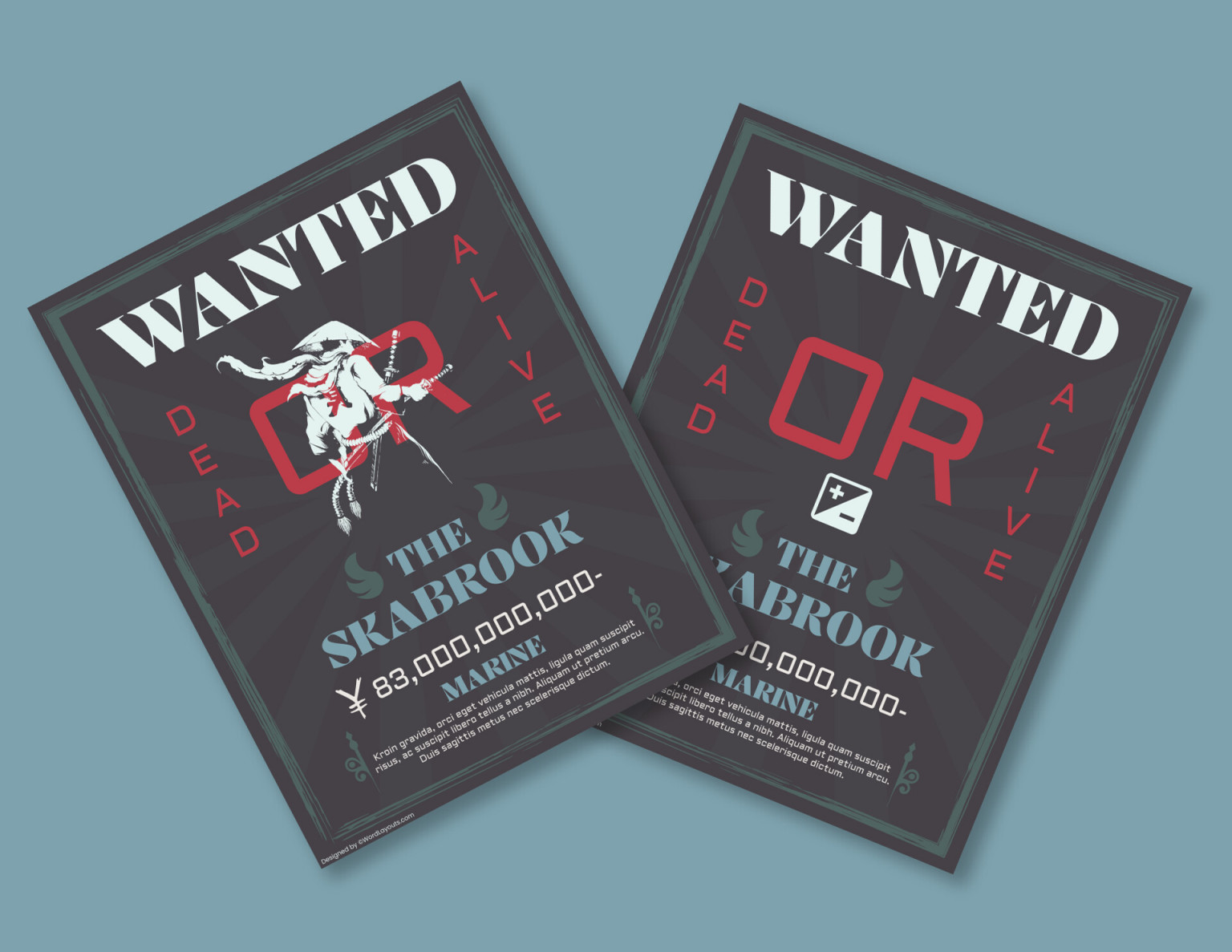 Free Wanted Poster Templates (GDocs, Adobe, Word)