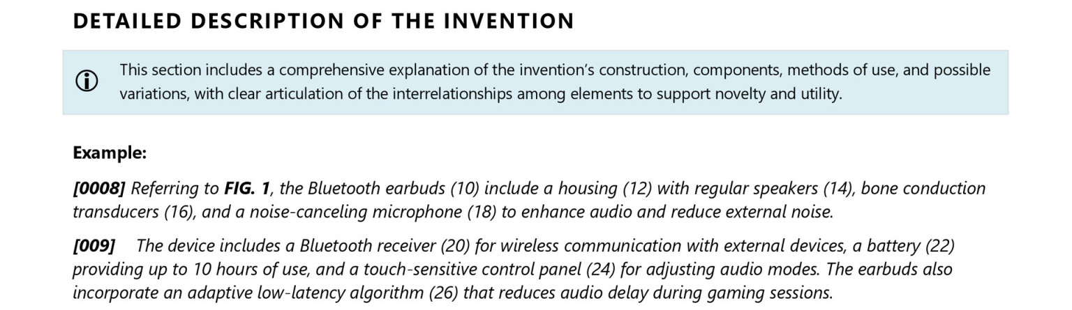 Free Provisional Patent Application Template (Editable)