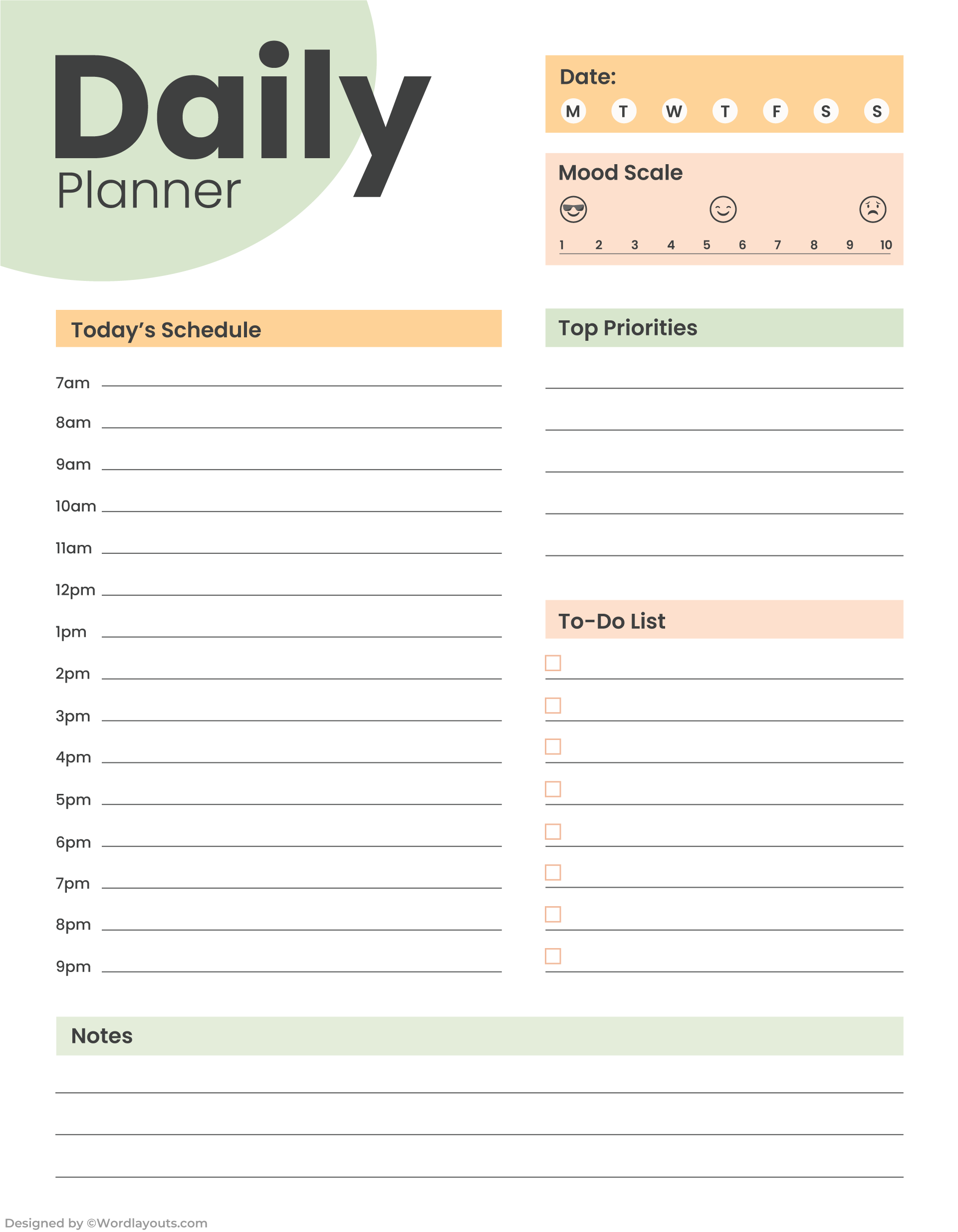Personal Day Planner With To Do Emotion Scale personal-day-planner-with-to-do-emotion-scale